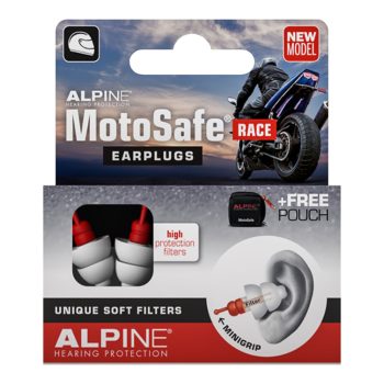 Alpine MotoSafe Race füldugó motorozáshoz