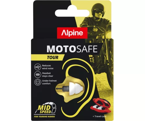 Alpine MotoSafe Tour füldugó motorozáshoz