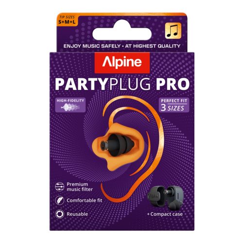 Alpine PartyPlug Pro füldugó fesztiválra, koncertre, szórakozóhelyre
