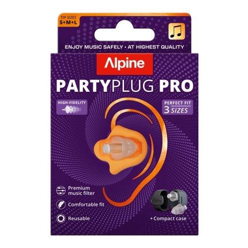 Alpine PartyPlug Pro füldugó fesztiválra, koncertre, szórakozóhelyre