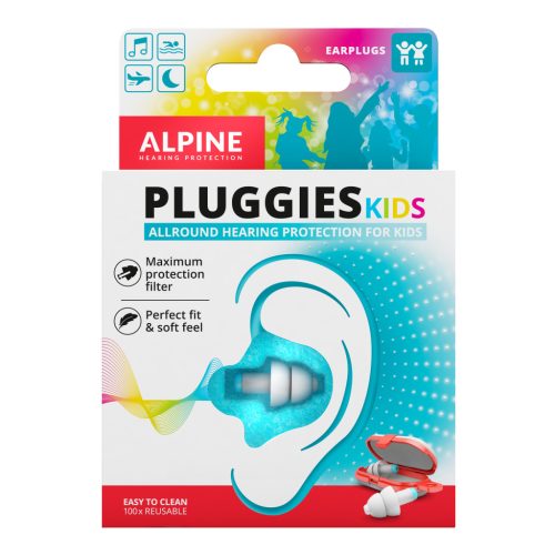 Alpine Pluggies Kids füldugó gyerekeknek úszáshoz, koncertre, utazáshoz
